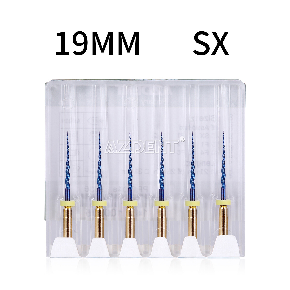 AZDENT Dental Endo Rotary Files X-Pro Gold Taper SX-F3 NITI Root Canal Files