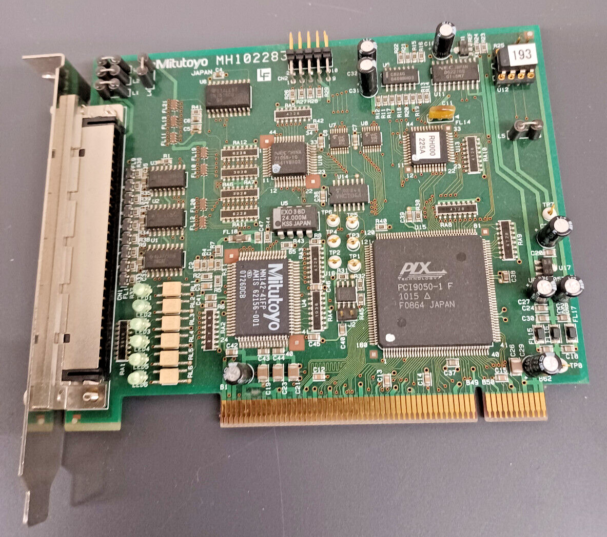 Mitutoyo MH102283 Communication PCI Card Adapter PLX PC19050 (very rare)