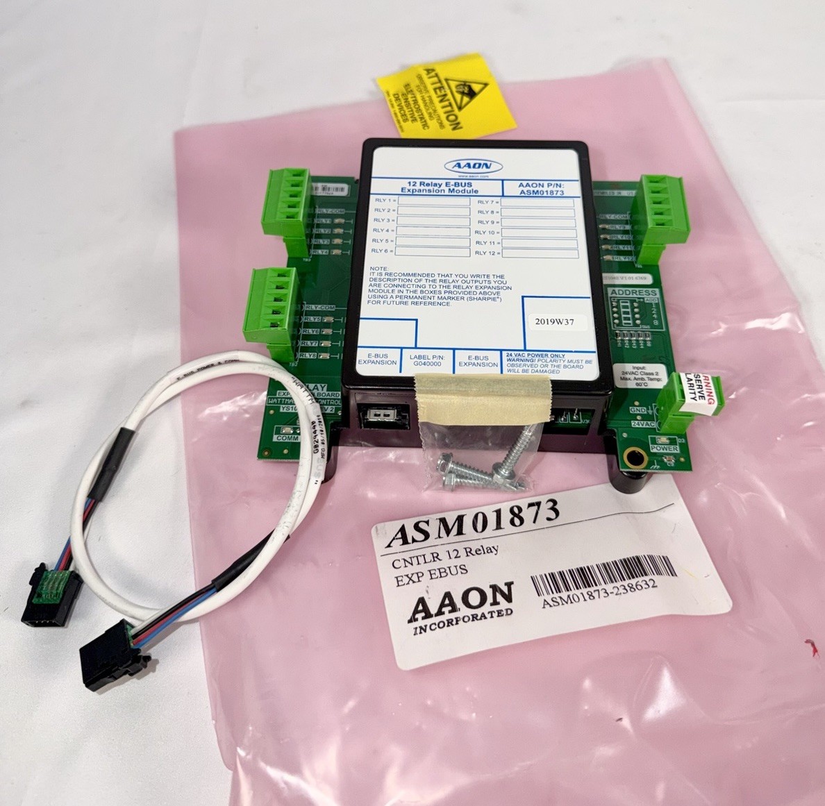 AAON ASM01873 Relay E-Bus Expansion Module AAON ASM01873 Relay E-Bus Expansion Module