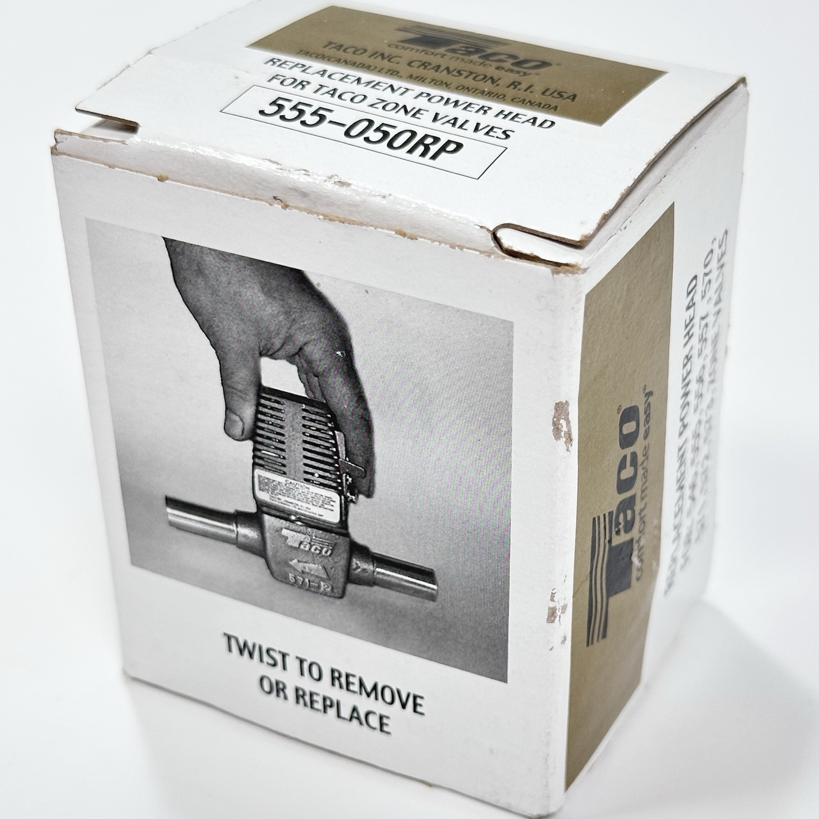 Brand New Taco # 555-050RP Zone Valve Power Head Replacement