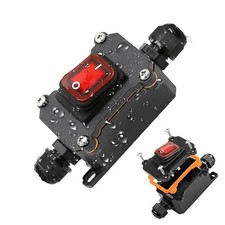 12V Inline Cord Switch IP67 Waterproof, Outdoor ON/Off Toggle Switch DC SWITCH picture