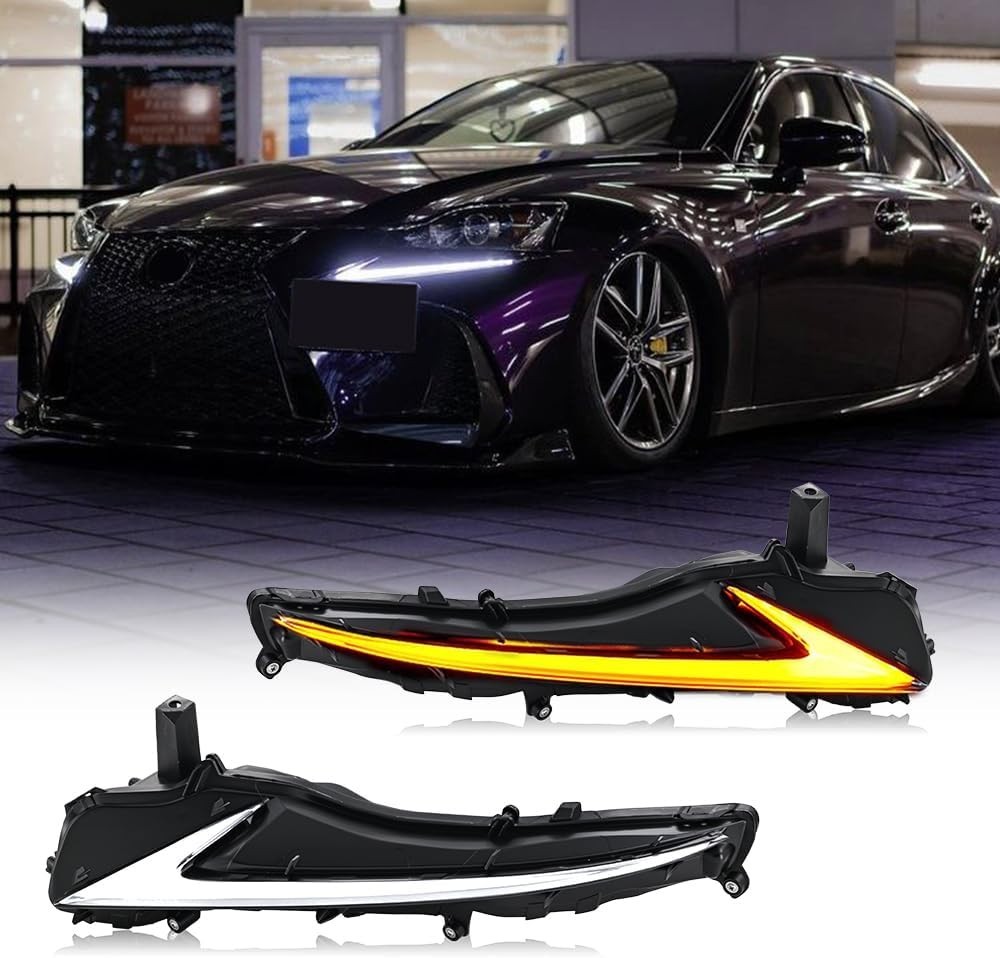 LED DRL Assembly for Lexus IS250 IS350 IS300 2017-2020 Sequential Turn Signal
