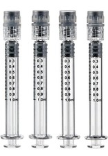 1ml Glass LUER LOCK Syringes w/ Graduated Measurement Markings (100 Count) picture