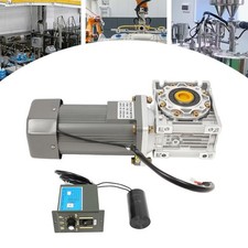 AC110V 370W Electric Worm Gear Motor Speed Controller Industrial Gearbox RV50 picture