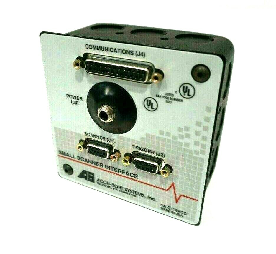 NEW ACCU-SORT SYSTEMS M25B SMALL SCANNER INTERFACE 