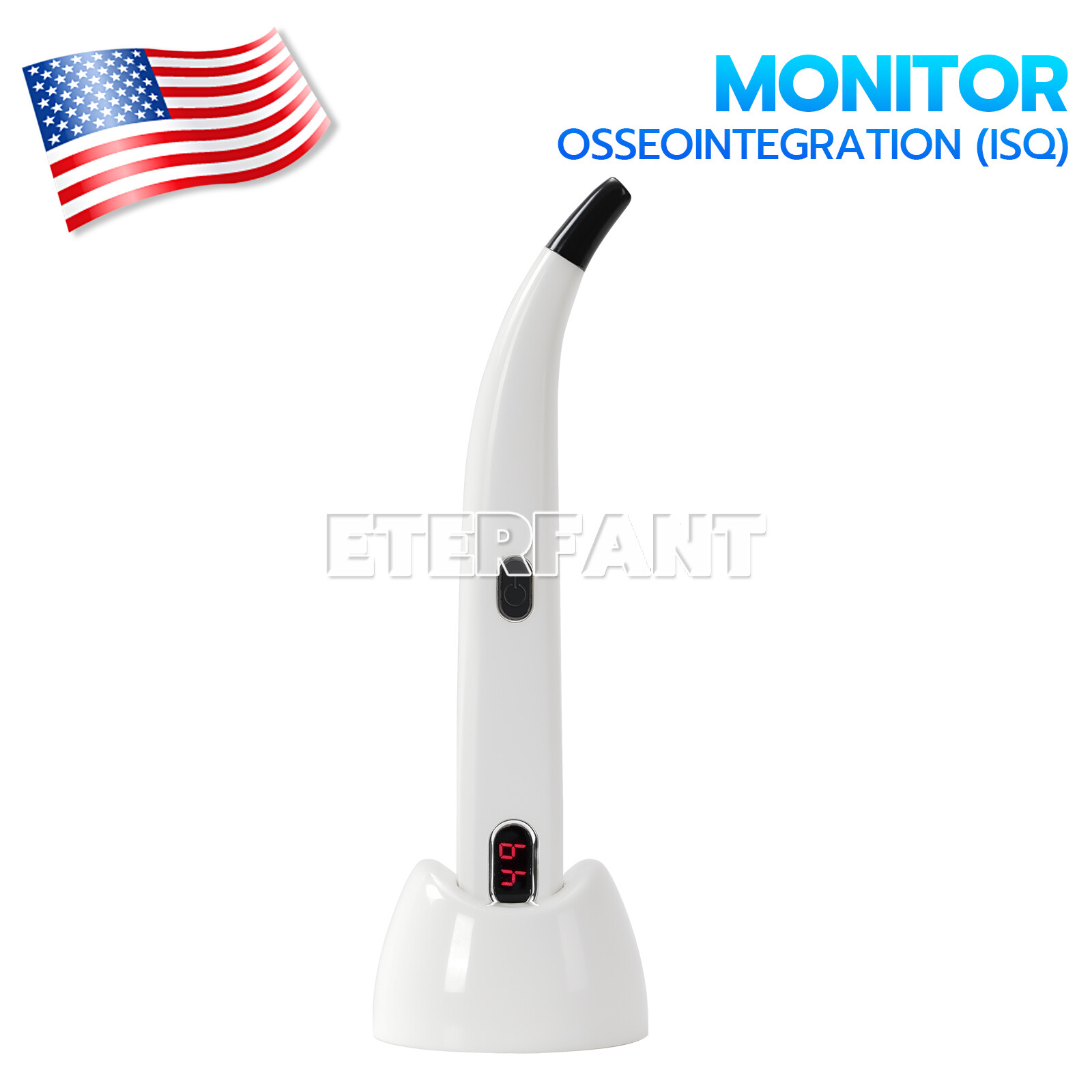 ETERFANT Dental Monitor Osseointegration RFA Inplant Stability Test Unit ISQ USA ETERFANT Dental Monitor Osseointegration RFA Inplant Stability Test Unit ISQ USA