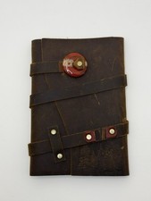 Portland Leather Goods Refillable Leather Journal Wrap smooth Brown leather lg picture