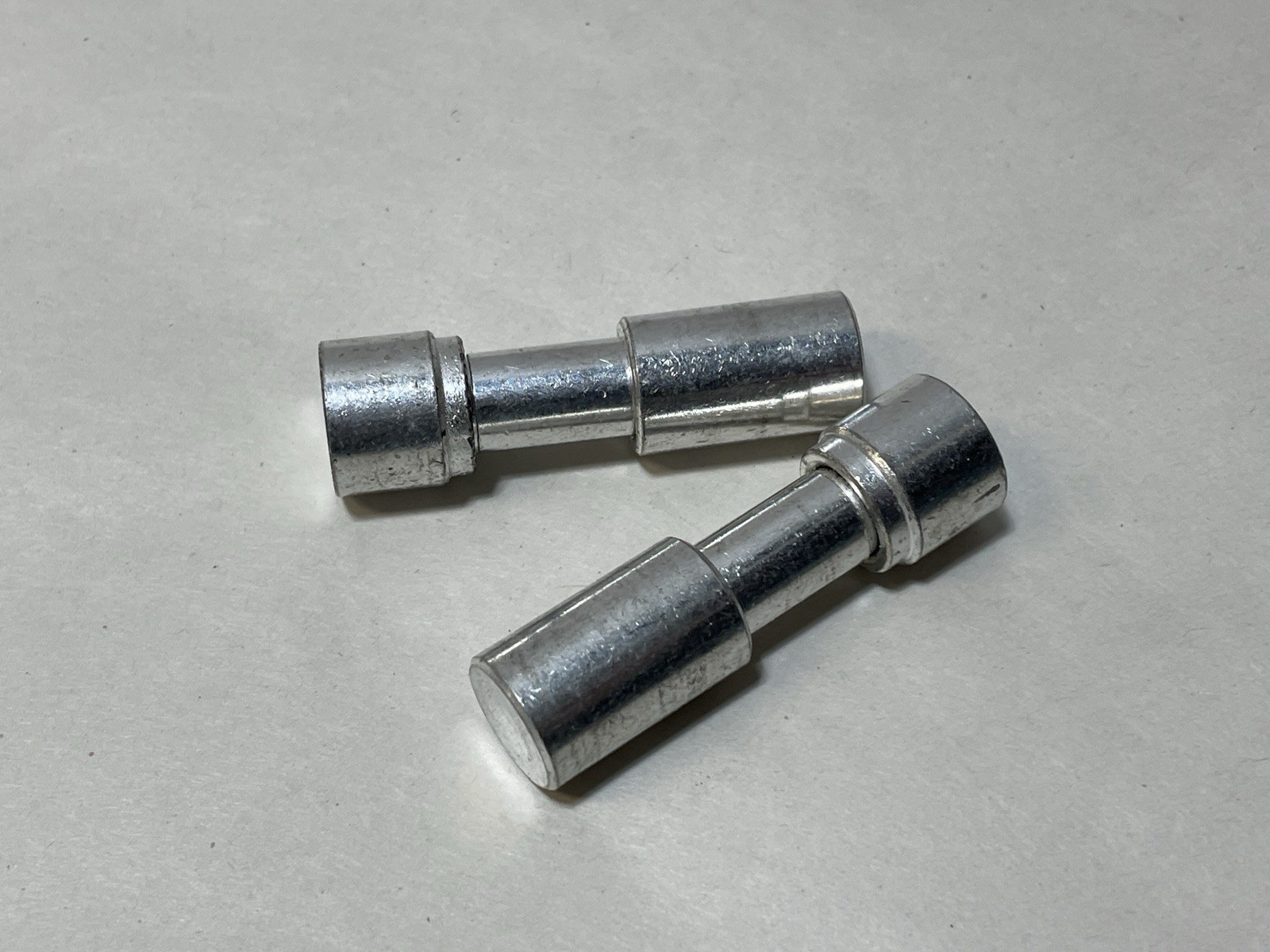 REXNORD Utility Barrel Lock #4 Silver Lock w/Cap 93180100 / 10486792 (Lot of 2)