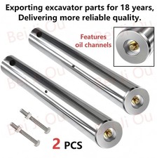 2PaiNew upgraded Excavator Universal Bucket Pin 45mm X330mm  With grease nipple picture