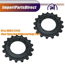 2pcs Rear Sprocket FITS Kubota SVL90 SVL95-2 SVL97-2 V0611-21112 Undercarriage picture
