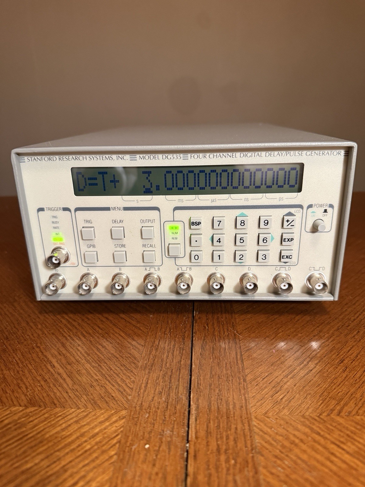 Stanford Research Systems DG535 Four Channel Pulse Generator