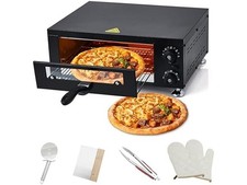 OUTLANE Fast Baking Electric Pizza Oven 12 1100W Stainless Steel Commercial Home picture
