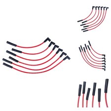 A-Team Performance 8.0mm Red Spark Plug Wire Set 6 Leads for AMC/Jeep 199-282 picture