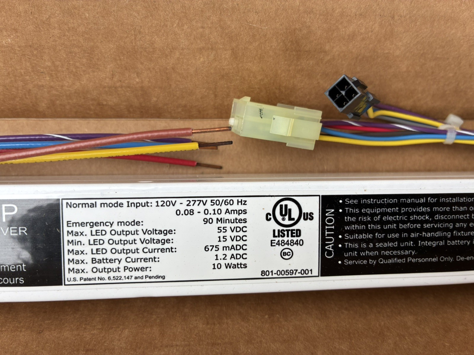Power Sentry PS1055LCP Led Emergency Driver