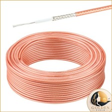 XRDS -RF Coax Cable 100FT Flexible Lightweight Loss RG 316 Coaxial Cable, Brown picture