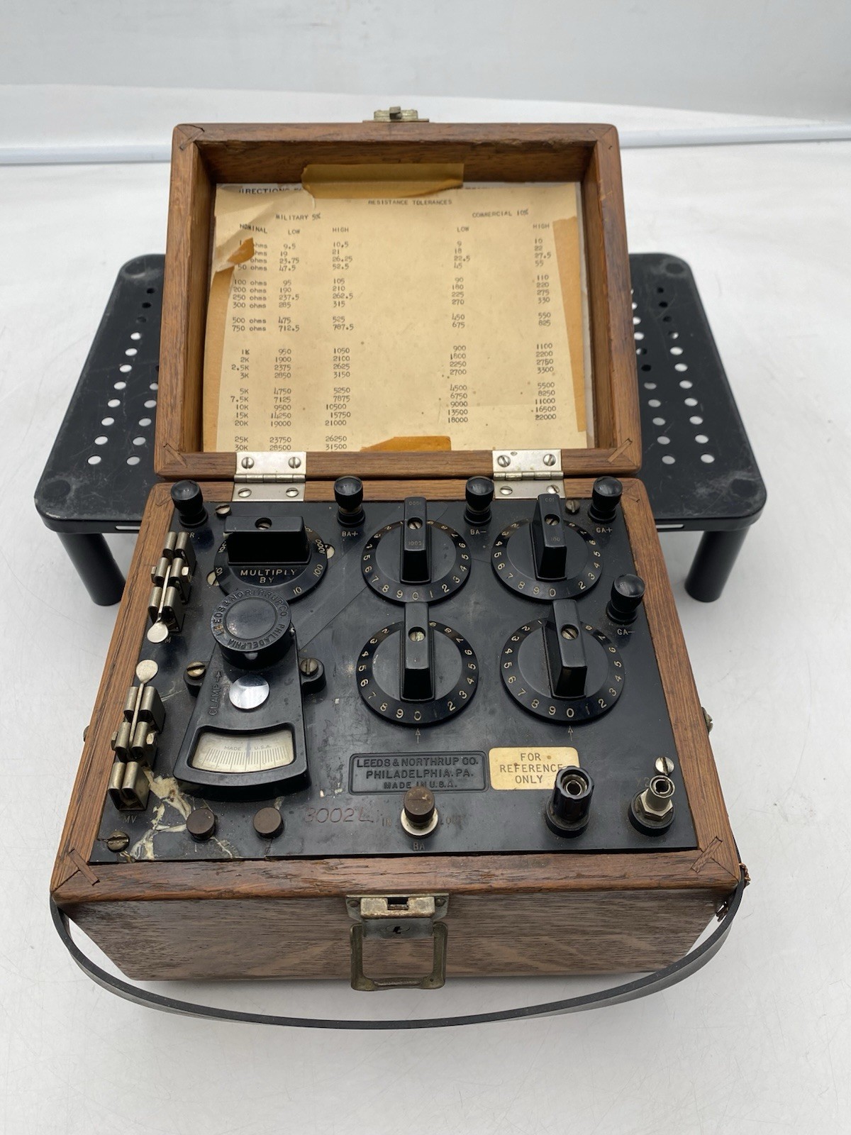 Vintage Leeds & Northrup Testing Set No 5300 Line Tester