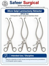 3PCS Gelpi Laminectomy Retractor 30cm Orthopedic Spine Surgical Stainless Steel picture