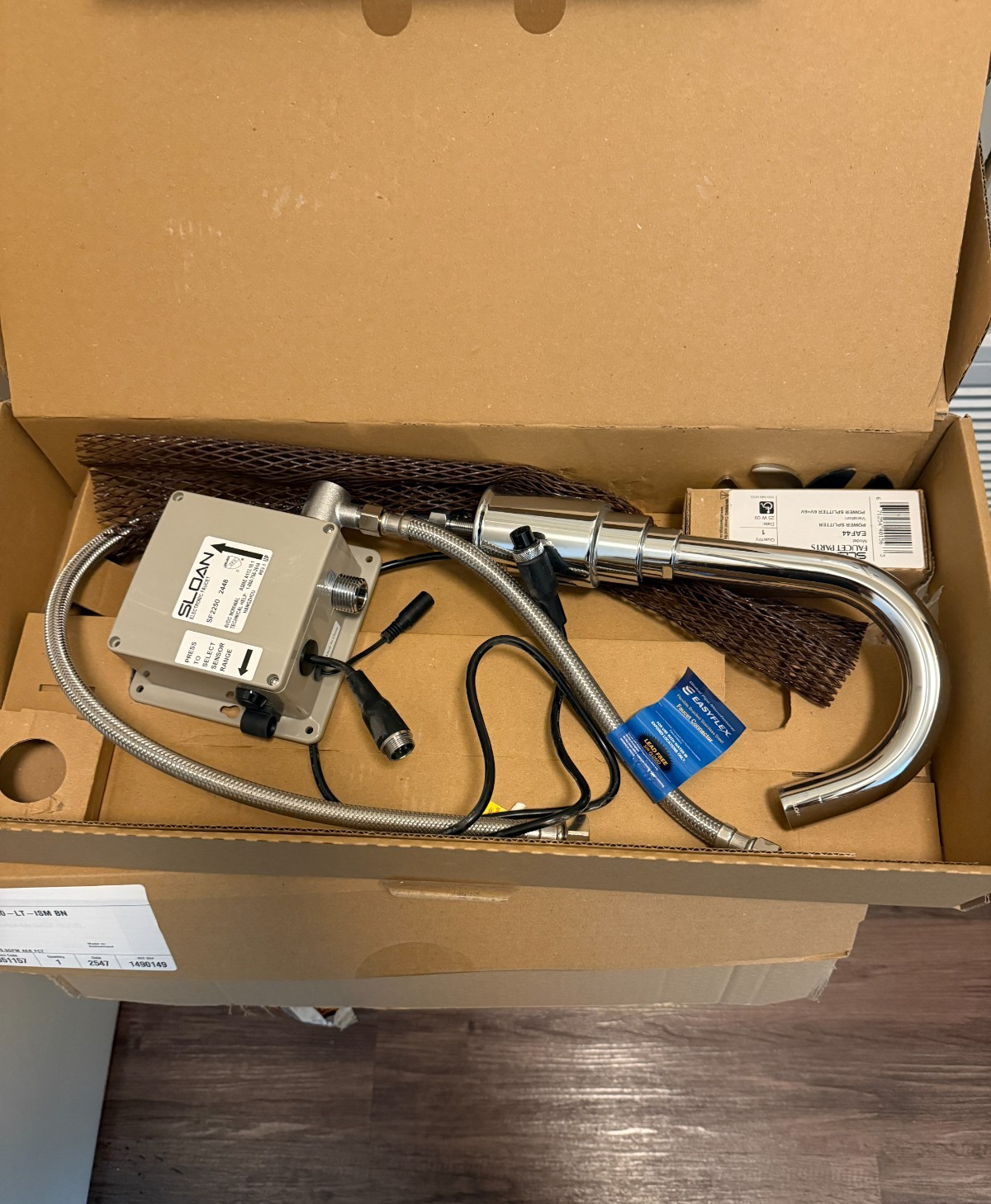 Sloan Commercial Sensor Faucet Chrome Touchless 0.5 GPM EAF700 LT ISM BN