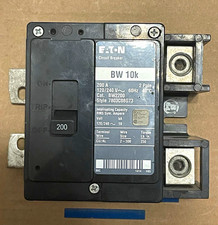 Eaton BW2200 200A 2-Pole Circuit Breaker 120/240V Trip Indicator BW 10k picture