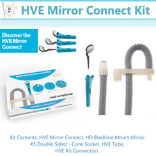 Dental HVE Mirror Connect Kit Refill, Connector HuFriedy Purevac Type Swivel picture
