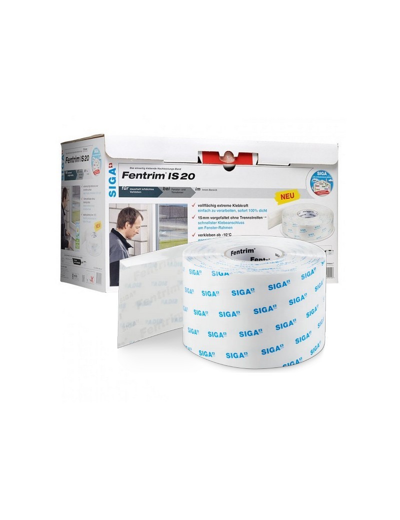 SIGA - Fentrim IS 20 (150 mm) NEW (BOX OF 4 ROLLS) - Window & Door Sealing Tape