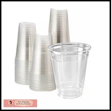 DHG 12oz Crystal Clear PET Plastic Cups 98mm Lid Case of 1000 picture