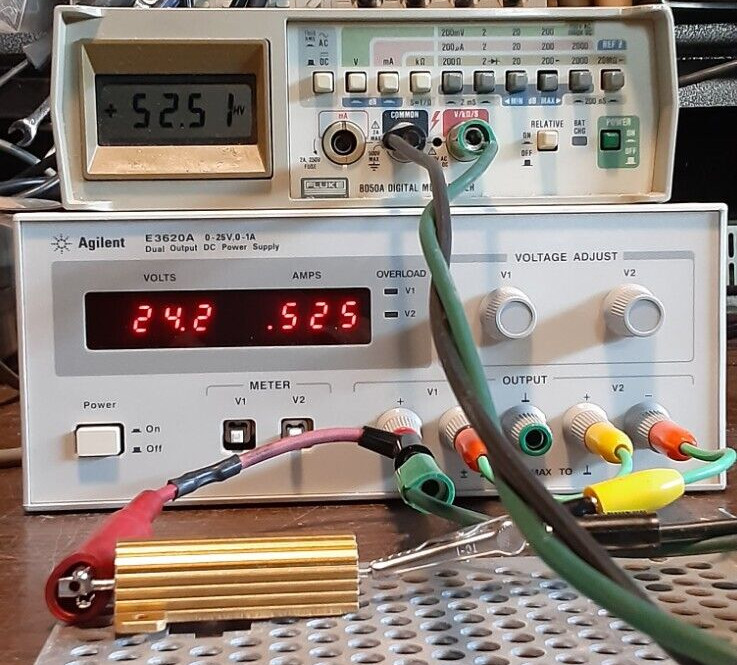HP/Agilent E3620A Dual Output Lab Power supply 25V @ 1A ea TESTED
