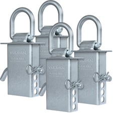 VULCAN Silver Stake Pocket D-Ring Assembly - 4 Pack picture