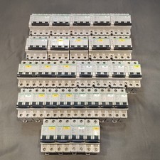 Lot of 29 Schneider Multi-9 Breakers C 60 - D20A, D10A, D25A, D2A, D6A, D4A, C2A picture