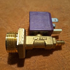 Miller Genuine Parts Gas Valve w/ Fittings 24VAC Solenoid Valve P/N 216126 picture