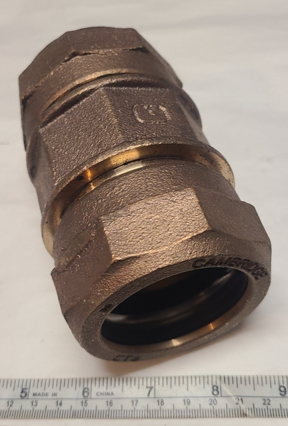 Cambridge Brass CTS Compression Straight Coupling 119NL-H7H7
