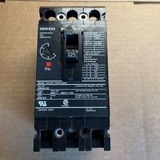 SIEMENS ED63A125 CIRCUIT BREAKER *NEW SURPLUS 125 Amp 3 Pole picture
