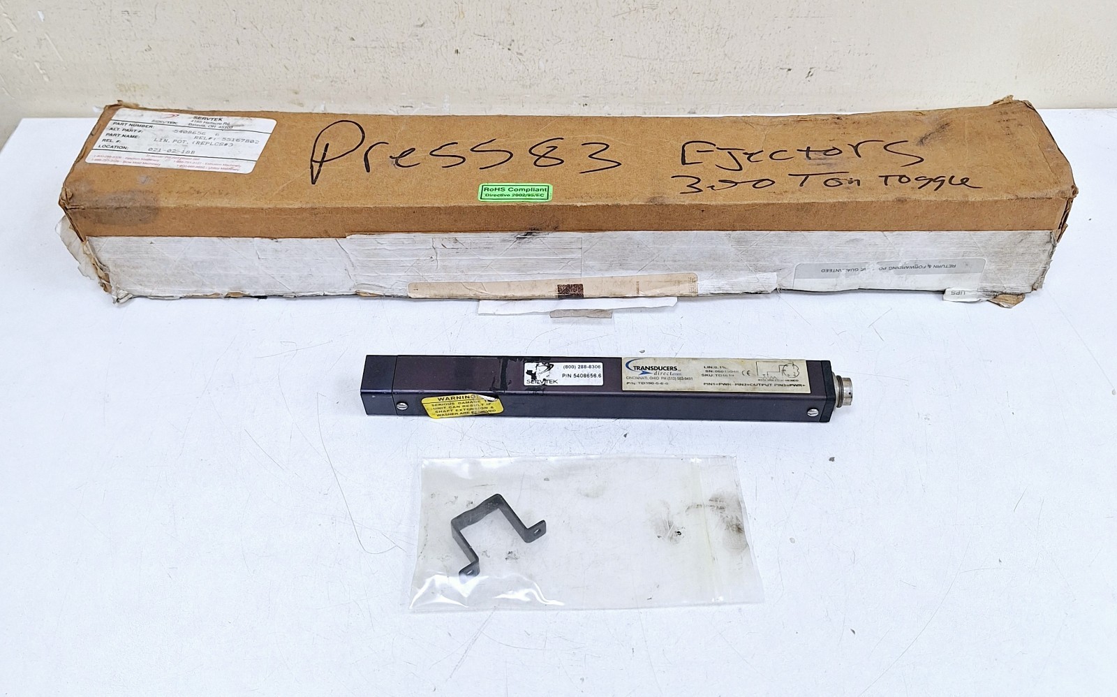 Servtek 54086566 / TD390-5-6-0 Linear Transducer