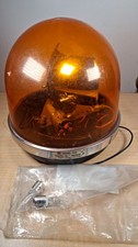 Vintage Federal Signal Model 100F Series B Amber Rotating Beacon Light Untested picture