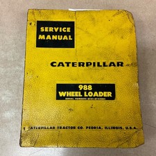 CAT Caterpillar 988 SERVICE SHOP REPAIR MANUAL WHEEL LOADER GUIDE sn 87A1-2384 picture
