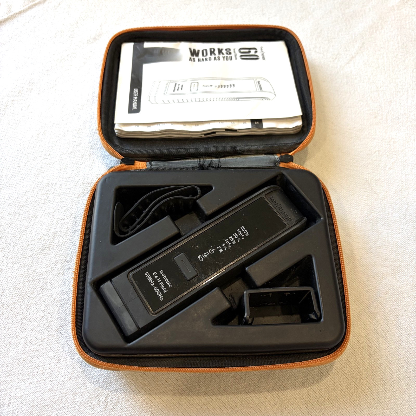 FieldSENSE FS60 Personal 5G RF Monitor 50MHz-60GHz, Calibration Exp: 02/27