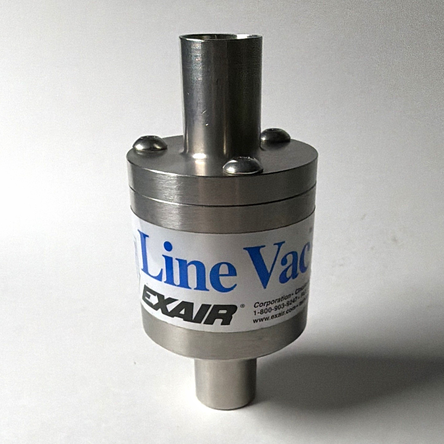EXAIR Line Vac Model 6060 Compressed Air Operated Inline Vacuum Generator