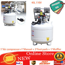 40L Portable Dental Air Compressor Oil Free Silent Air Pump 110V NEW picture