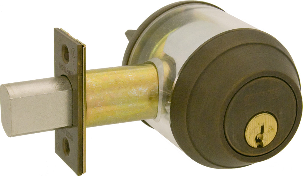 Schlage B660-P6-613 Single Cylinder Deadbolt 2-3/8