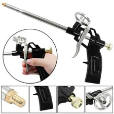 Pro PU Foam Gun NIB Expanding Spray Applicator New Improved Adapter Basket Black picture