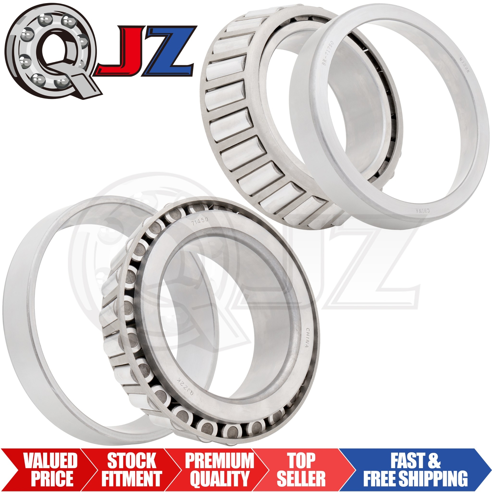 [Qty.2] 71450-71750 Tapered Roller Bearing Set Cup & Cone [4-1/2\