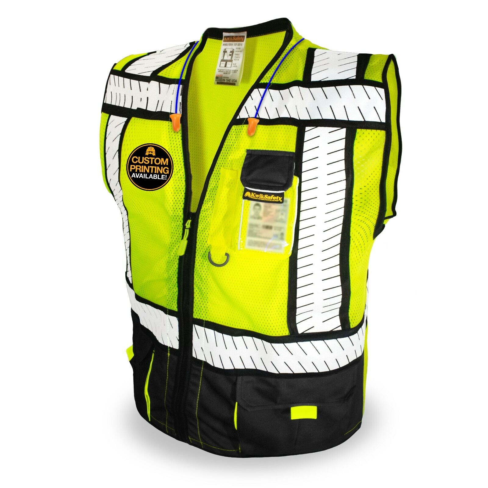 KwikSafety SPECIALIST | ANSI Class 2 Fishbone Safety Vest