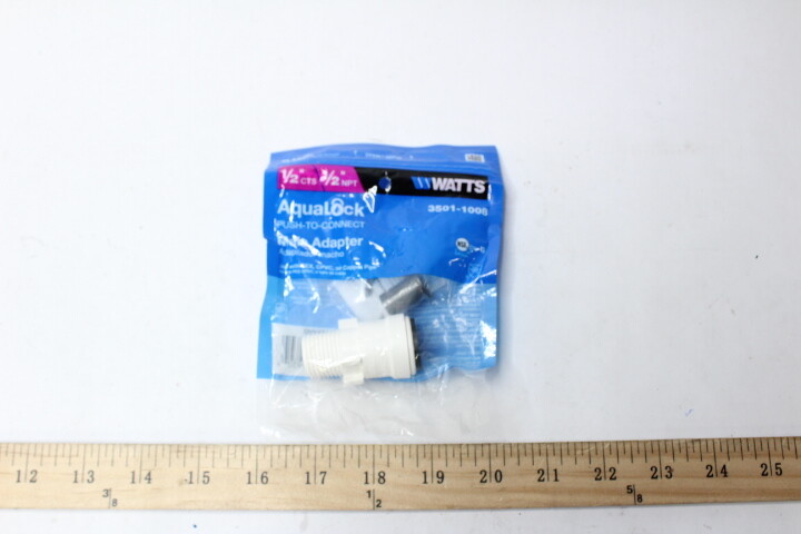 Watts AquaLock Male Threaded Adapter 1/2\