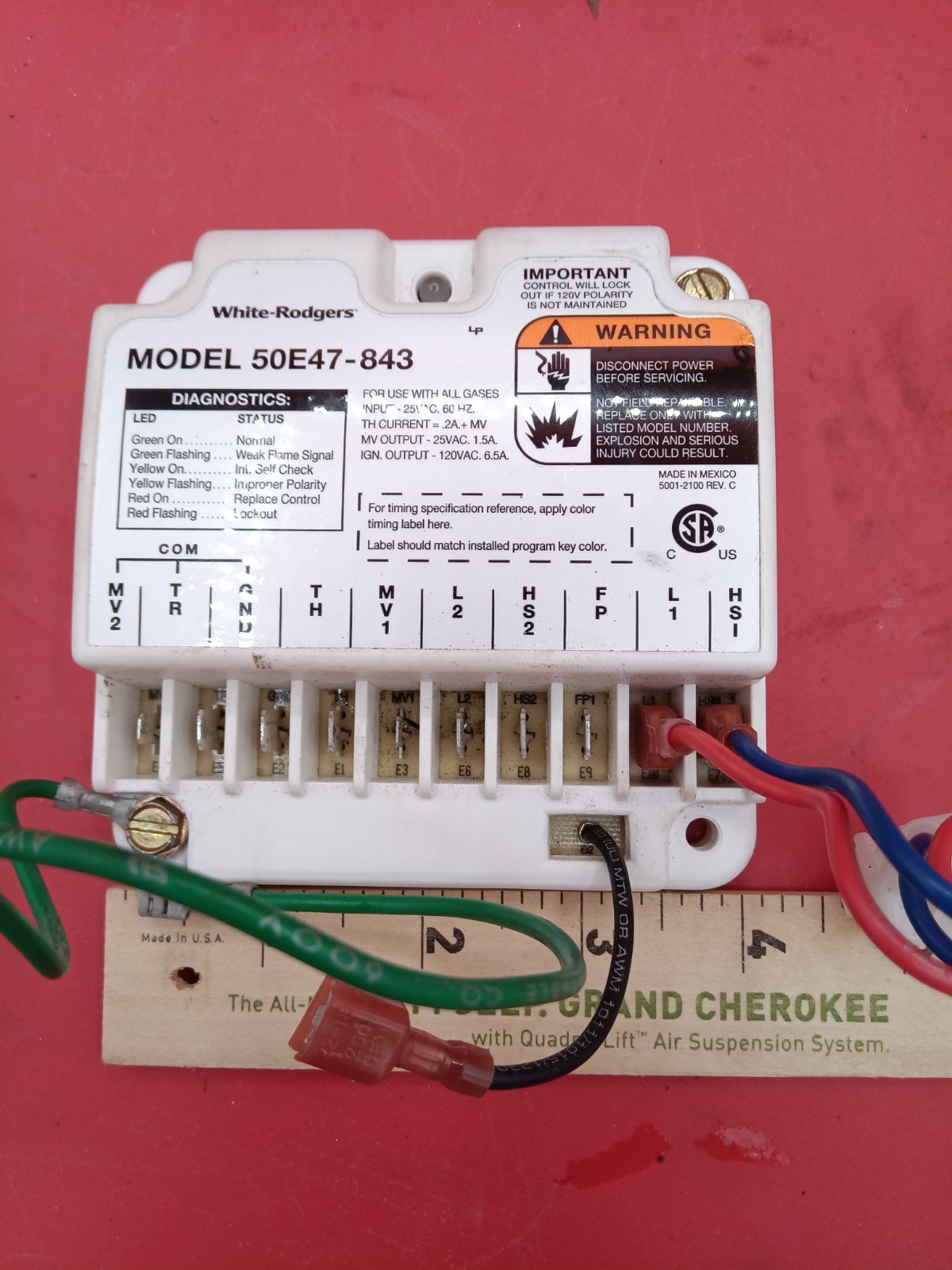 White-Rodgers 50E47-843 Universal Ignition Furnace Control Module White-Rodgers 50E47-843 Universal Ignition Furnace Control Module