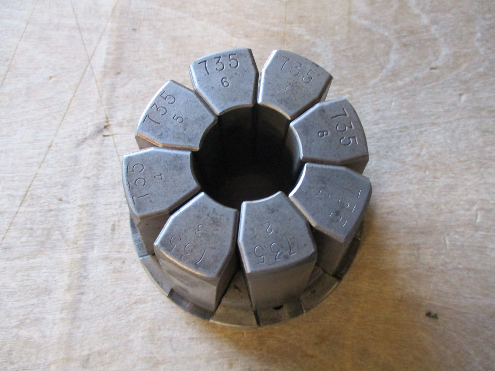 GATES HYDRAULIC HOSE CRIMPER POWER CRIMP 707 DIE SET  735 3/4