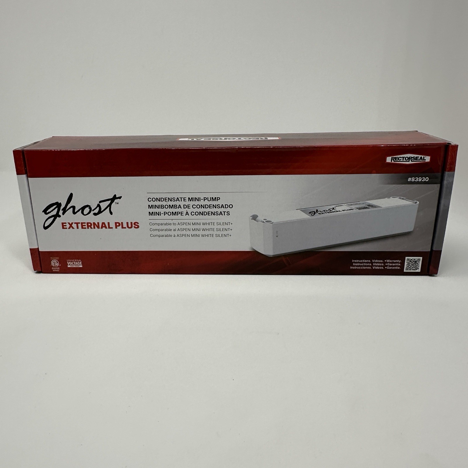 rectorseal ghost external plus condensate mini-pump HVAC AC Ductless 83930 - NEW