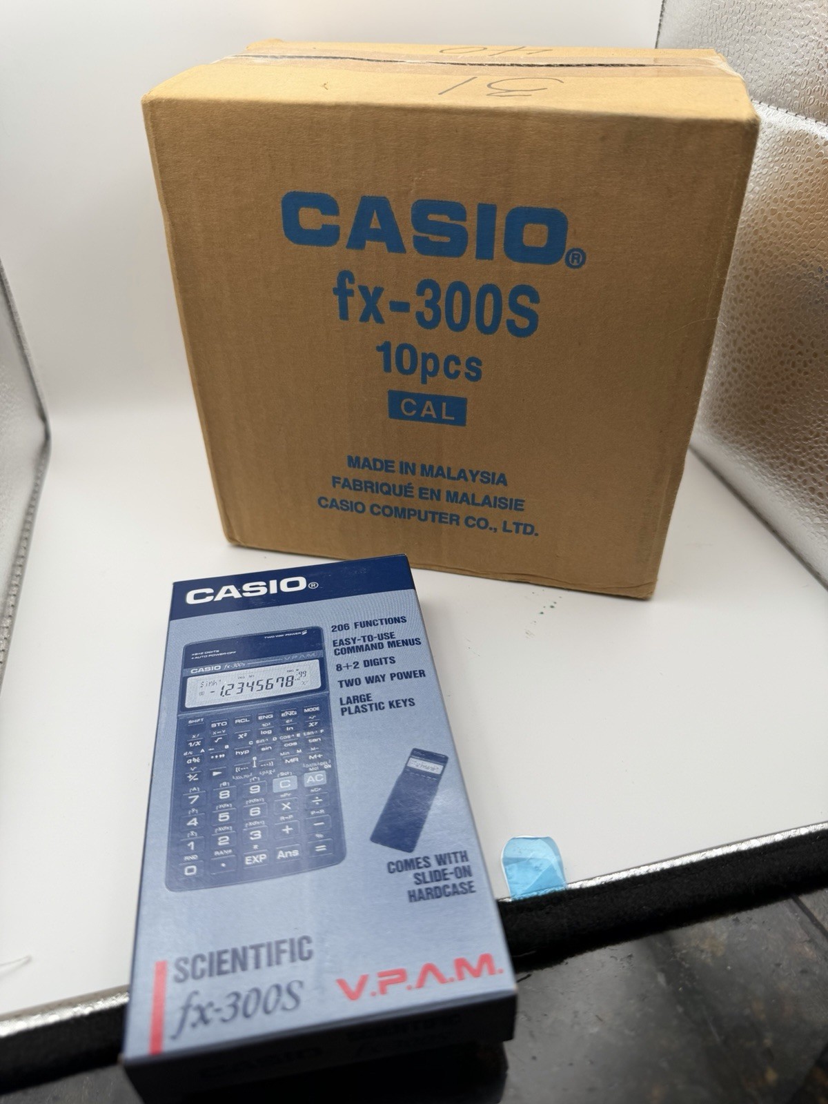 Vintage CASE Lot of 10 New Casio fx-300S NOS Scientific Calculators RARE