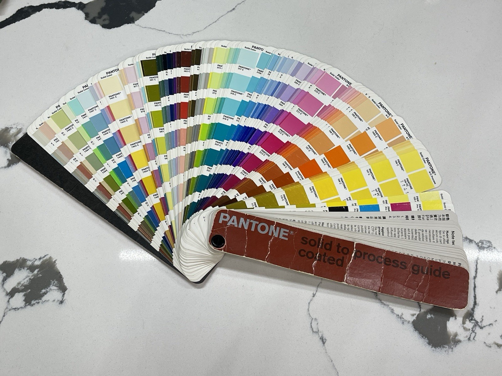 Pantone 2000 Color Solid To Process Guide Coated Pantone Colors