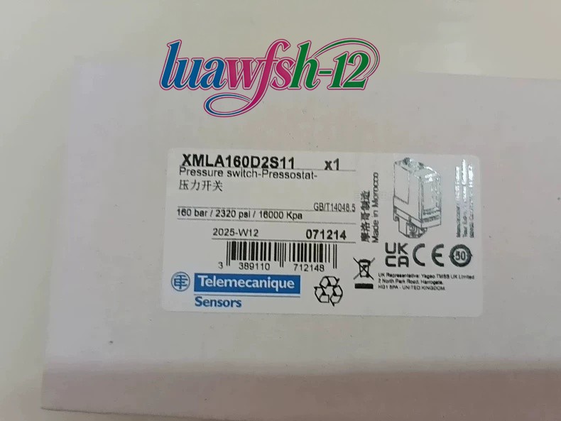 1PCS New Schneider XMLA160D2S11 Nautilus Pressure Switch Fast Shipping 1PCS New Schneider XMLA160D2S11 Nautilus Pressure Switch Fast Shipping