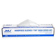 JMU 500pcs Dental Low/High Speed Handpiece Clear Cover Sleeves 1